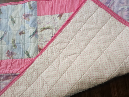 Dragonfly stroller blanket