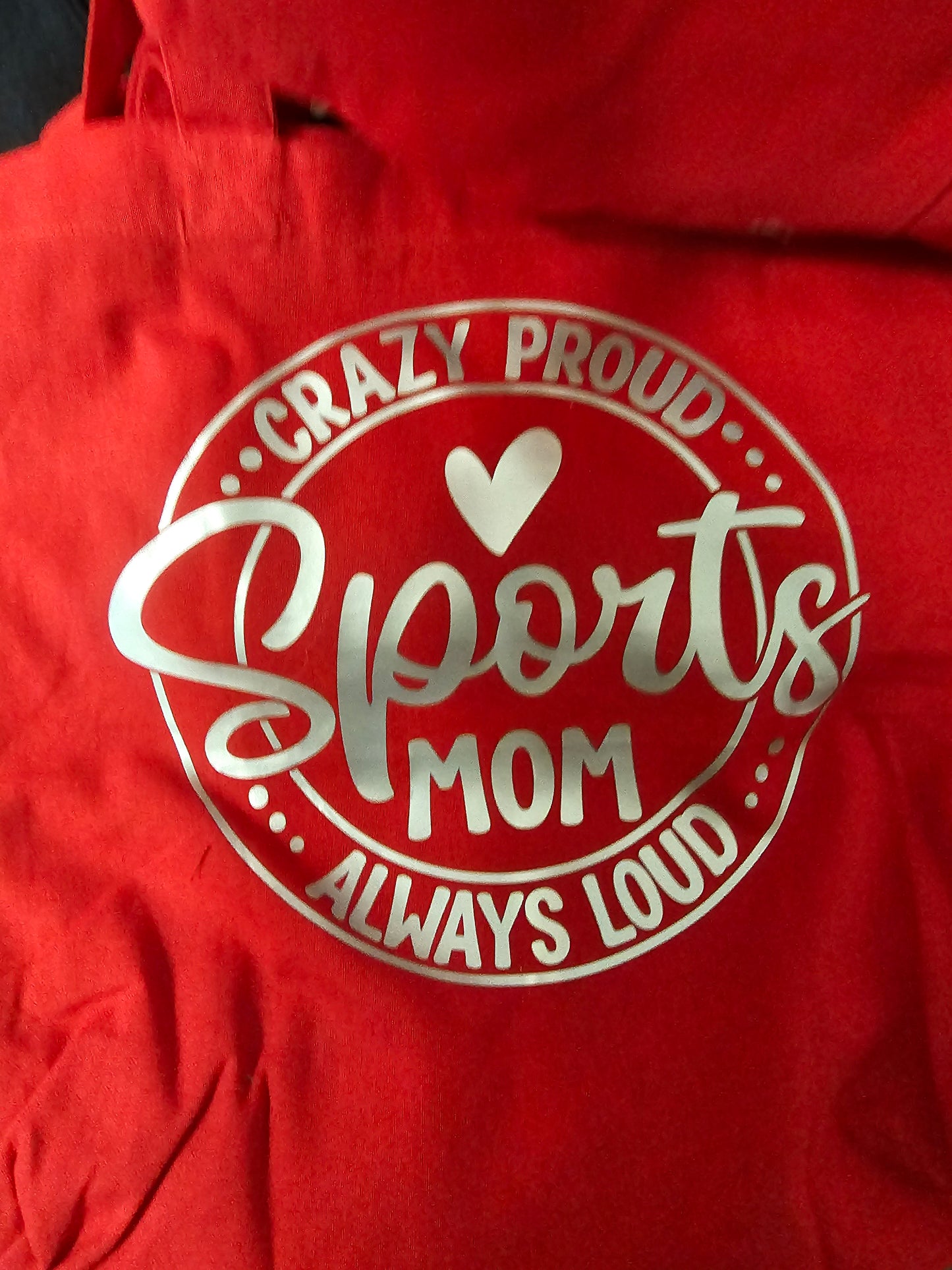 Talking Tote-Crazy Proud Sports Mom