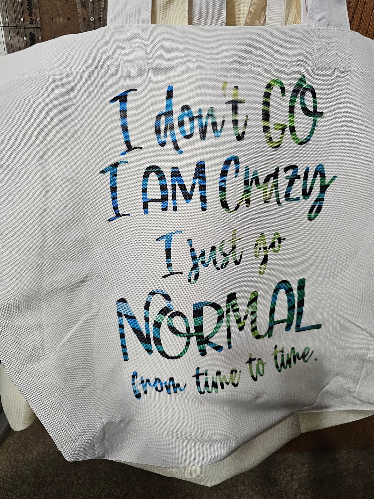 Talking Tote-I do GO, I Am Crazy