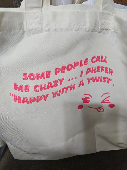 Talking Tote-Happy with a Twist