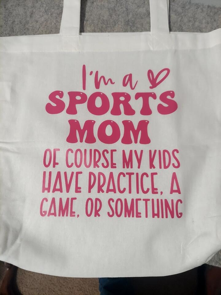 Talking Tote-I'm a Sports Mom