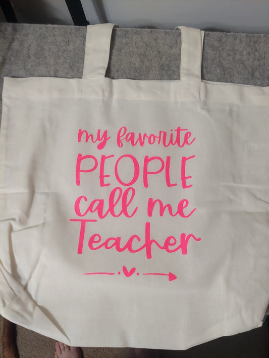 Talking Tote-My Fave People Call Me Teacher