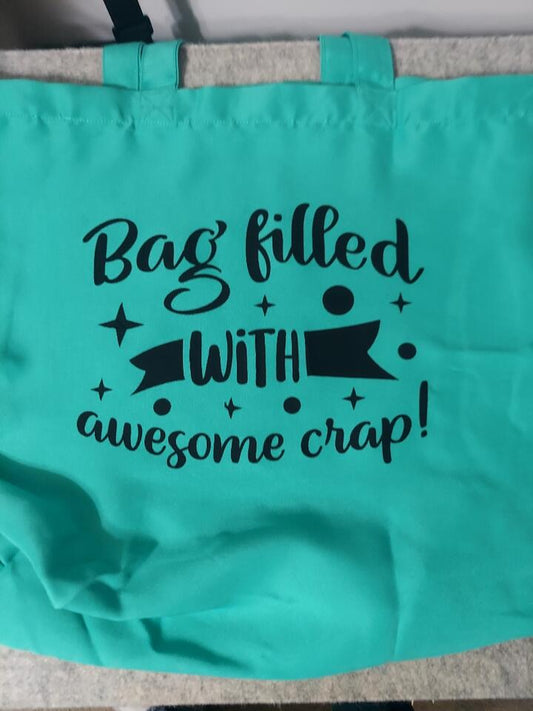 Talking Tote-Bag Filled with Awesome Crap